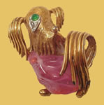 Boucher dog pin