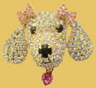 Dorothy Bauer dog pin