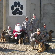 military working dogs and handlers - US Air Force Baghdad